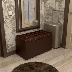 Пуф КВАДРО тип 2 Коричневый в Кудымкаре - kudymkar.mebel24.online | фото
