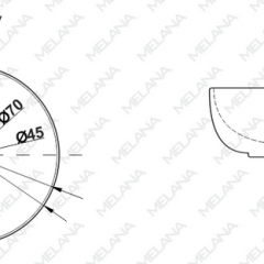 Раковина MELANA MLN-7061 в Кудымкаре - kudymkar.mebel24.online | фото 2