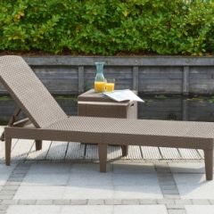 Шезлонг Джайпур (Jaipur Sun lounger) капучино в Кудымкаре - kudymkar.mebel24.online | фото 2