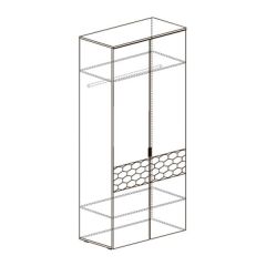 Шкаф 2-дверный Дели 70 в Кудымкаре - kudymkar.mebel24.online | фото 2