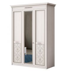 Шкаф 3-дверный со стеклом №453 Адель в Кудымкаре - kudymkar.mebel24.online | фото