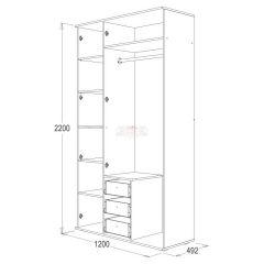 Шкаф 3-х дверный Ольга-14 в Кудымкаре - kudymkar.mebel24.online | фото 2