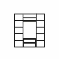 Шкаф 4-х дверный (без зеркал) для платья и белья с выдвижными ящиками Венеция дуб седан (ВНШ2/41) в Кудымкаре - kudymkar.mebel24.online | фото 2