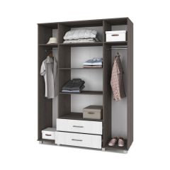 ЕВА Шкаф 4-х дверный Е43 в Кудымкаре - kudymkar.mebel24.online | фото 2