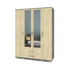 ЕВА Шкаф 4-х дверный Е43 в Кудымкаре - kudymkar.mebel24.online | фото 7