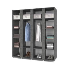 ПАНДОРА Шкаф 4-х дверный П43 в Кудымкаре - kudymkar.mebel24.online | фото 8