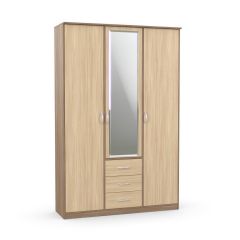 Шкаф комбинированный Дуэт Люкс с зеркалом в Кудымкаре - kudymkar.mebel24.online | фото 4