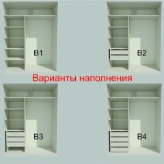 Шкаф-купе 1700 серии NEW CLASSIC K6Z+K6+B2+PL3 (2 ящика+2 штанги) профиль «Капучино» в Кудымкаре - kudymkar.mebel24.online | фото 7