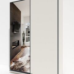 Шкаф-купе 1800 серии SOFT D1+D3+B2+PL1 (2 ящика+1штанга) профиль «Графит» в Кудымкаре - kudymkar.mebel24.online | фото 4