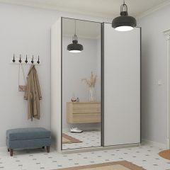 Шкаф-купе 1800 серии SOFT D1+D3+B2+PL1 (2 ящика+1штанга) профиль «Графит» в Кудымкаре - kudymkar.mebel24.online | фото