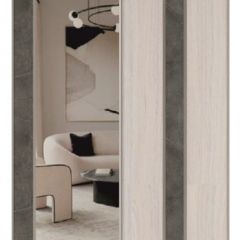 Шкаф-купе 1950 серии SILVER S3+S1+S3Z B22+PL2 (по 2 ящика лев/прав+1штанга+1 полка) профиль «Серебро» в Кудымкаре - kudymkar.mebel24.online | фото 11