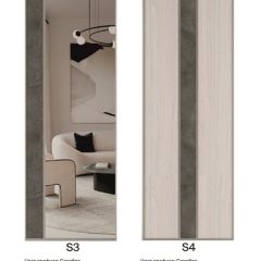 Шкаф-купе 1950 серии SILVER S3+S1+S3Z B22+PL2 (по 2 ящика лев/прав+1штанга+1 полка) профиль «Серебро» в Кудымкаре - kudymkar.mebel24.online | фото 12
