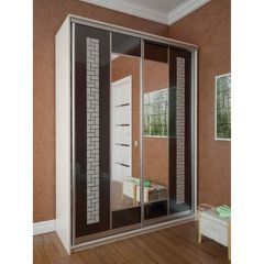 Шкаф-купе "Премиум" 2-х дверный №15 (2000) в Кудымкаре - kudymkar.mebel24.online | фото