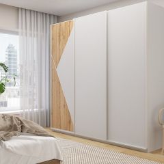 Шкаф-купе 2400 серии SOFT D7+D3+D3+B22+PL4 (по 2 ящика лев/прав+2штанги) профиль «Капучино» в Кудымкаре - kudymkar.mebel24.online | фото 5