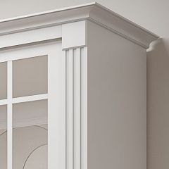 Шкаф-купе 2450 серии NEW CLASSIC K5+K5+K5+B22+PL3 (по 2 ящика лев/прав+1 штанга+1полка) профиль «Капучино» в Кудымкаре - kudymkar.mebel24.online | фото 4