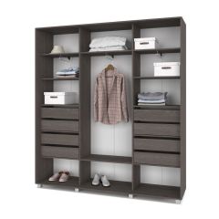 МАРТИН Шкаф-купе Анкор темный (2200*450) М421 в Кудымкаре - kudymkar.mebel24.online | фото 4