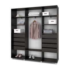 МАРТИН Шкаф-купе с зеркалами Венге (2000*450) М403 в Кудымкаре - kudymkar.mebel24.online | фото 4