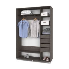 РОЛАНД Шкаф-купе Анкор темный (450*1500) Р451 в Кудымкаре - kudymkar.mebel24.online | фото 4