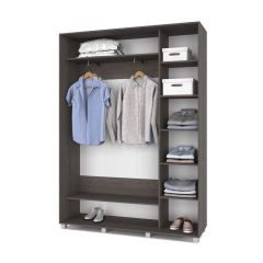 РОЛАНД Шкаф-купе Анкор темный (450*1600) Р461 в Кудымкаре - kudymkar.mebel24.online | фото 3