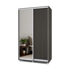 РОЛАНД Шкаф-купе с зеркалом Венге (450*1300) Р432 в Кудымкаре - kudymkar.mebel24.online | фото 2