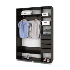 РОЛАНД Шкаф-купе с зеркалом Венге (450*1500) Р452 в Кудымкаре - kudymkar.mebel24.online | фото 5