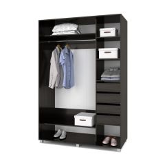 РОЛАНД Шкаф-купе с зеркалом Венге (600*1700) Р672 в Кудымкаре - kudymkar.mebel24.online | фото 4
