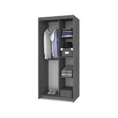 ТОМАС Шкаф-купе Камень темный - Ирландский дуб Т21 в Кудымкаре - kudymkar.mebel24.online | фото 2