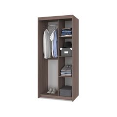 ТОМАС Шкаф-купе с зеркалом Шимо темный/светлый Т22 в Кудымкаре - kudymkar.mebel24.online | фото 2
