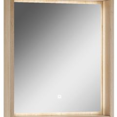 Шкаф-зеркало Nice 60 с подсветкой Домино (DN4706HZ) в Кудымкаре - kudymkar.mebel24.online | фото