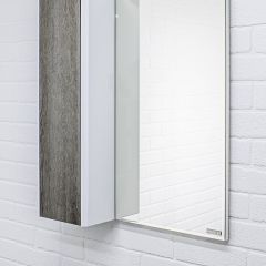 Шкаф-зеркало Uno 60 Дуб серый левый/правый Домино (DU1503HZ) в Кудымкаре - kudymkar.mebel24.online | фото 8