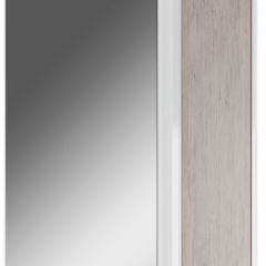Шкаф-зеркало Uno 60 Дуб серый левый/правый Домино (DU1503HZ) в Кудымкаре - kudymkar.mebel24.online | фото