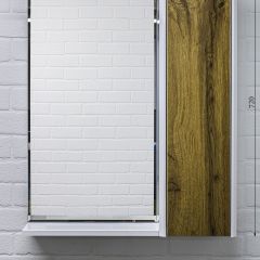 Шкаф-зеркало Uno 60 Дуб ВОТАН правый Домино (DU1512HZ) в Кудымкаре - kudymkar.mebel24.online | фото 6