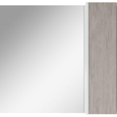 Шкаф-зеркало Uno 80 Дуб серый левый/правый Домино (DU1504HZ) в Кудымкаре - kudymkar.mebel24.online | фото 5