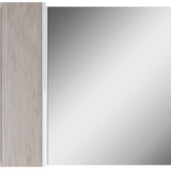 Шкаф-зеркало Uno 80 Дуб серый левый/правый Домино (DU1504HZ) в Кудымкаре - kudymkar.mebel24.online | фото 2