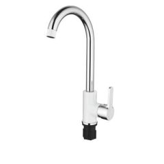 Смеситель для кухни Accoona A4567G белый в Кудымкаре - kudymkar.mebel24.online | фото