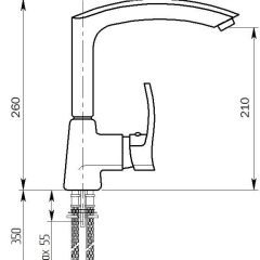 Смеситель MS-002 в Кудымкаре - kudymkar.mebel24.online | фото 3