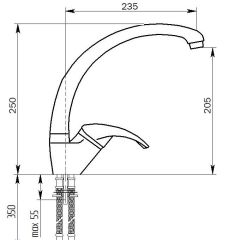 Смеситель MS-007 в Кудымкаре - kudymkar.mebel24.online | фото 2