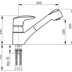 Смеситель MS-010 в Кудымкаре - kudymkar.mebel24.online | фото 2