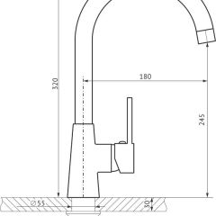 Смеситель MS-014 в Кудымкаре - kudymkar.mebel24.online | фото 2