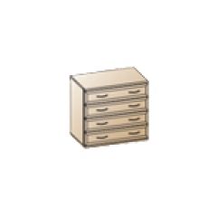 Спальня Карина композиция 5 (Ясень Асахи) в Кудымкаре - kudymkar.mebel24.online | фото 3