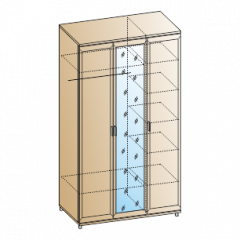 Спальня Мелисса композиция 3 (Акация Молдау) в Кудымкаре - kudymkar.mebel24.online | фото 4