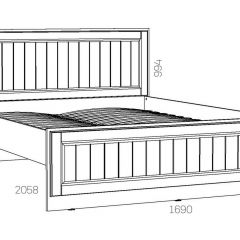 НМ 040.34 Х (1600) Кровать "Оливия" в Кудымкаре - kudymkar.mebel24.online | фото 2