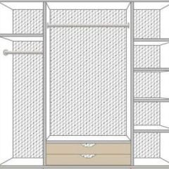 Спальный гарнитур Ольга (модульная) беж/золото в Кудымкаре - kudymkar.mebel24.online | фото 5