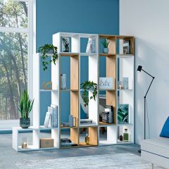 Стеллаж универсальный (ЛДСП белый) в Кудымкаре - kudymkar.mebel24.online | фото 3