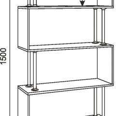 Стеллаж Зигзаг-2 в Кудымкаре - kudymkar.mebel24.online | фото 4
