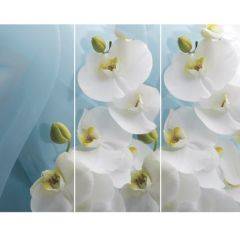 Стол Бостон-3 (Белая Орхидея) 1100/1420*700, опора Брифинг в Кудымкаре - kudymkar.mebel24.online | фото 2