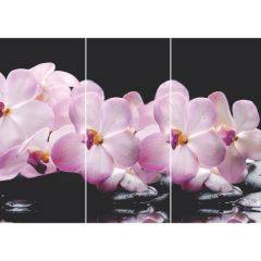 Стол Бостон-3 (Розовая Орхидея) 1100/1420*700, опора Брифинг в Кудымкаре - kudymkar.mebel24.online | фото 2