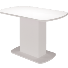 Стол обеденный Соренто (Белый глянец) в Кудымкаре - kudymkar.mebel24.online | фото 2