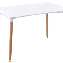 Стол деревянный Table 110 white / wood в Кудымкаре - kudymkar.mebel24.online | фото