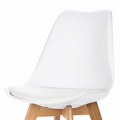 Стул Barneo N-12-2 Sephi PU белый в Кудымкаре - kudymkar.mebel24.online | фото 2